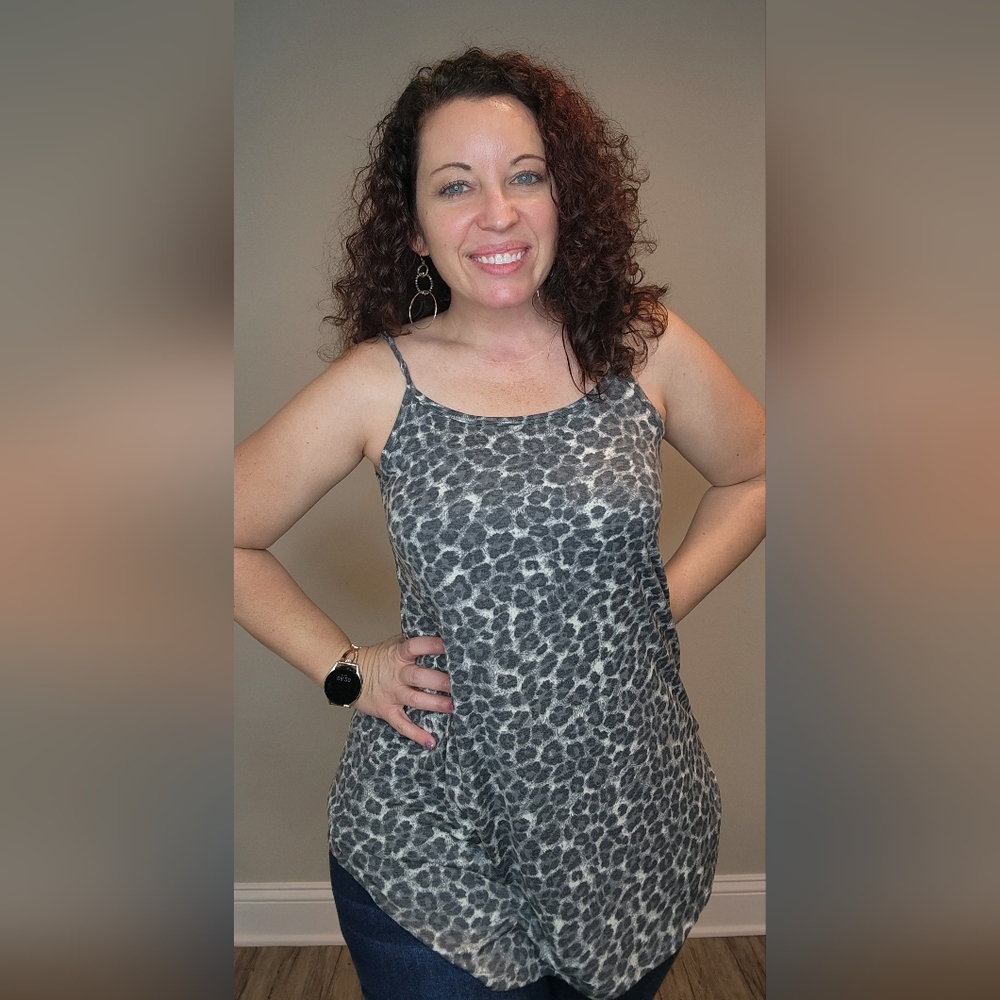Reversible Leopard Print Tank - Picture 3 of 8